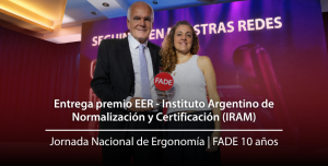 IRAM es reconocido por su compromiso con el desarrollo de la ergonom&iacute;a en Argentina por la Fundaci&oacute;n Argentina de Ergonom&iacute;a